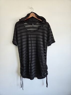 George Hooded Mesh Coverup - NWOT